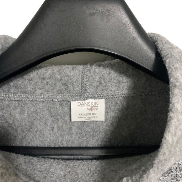 Danskin Now Women's Loose Fit Pullover Workout Hoodie Gray Size XXL 2XL - Picture 4 of 6